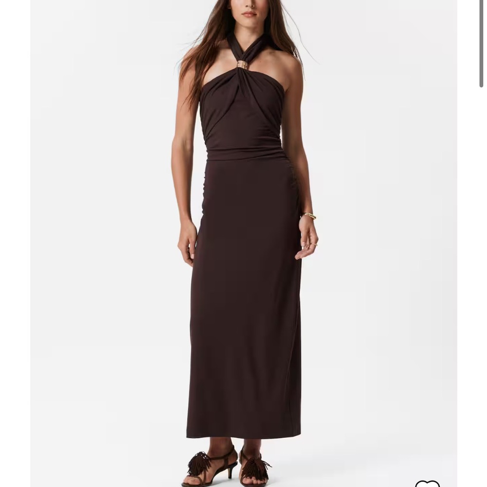 Halterneck Midi Dress